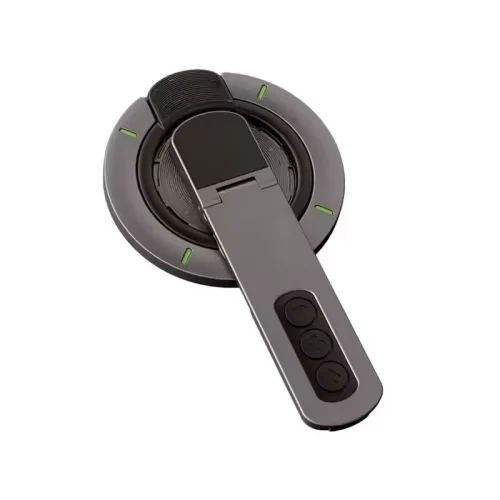 Double-sided Magnetic Phone Holder Ultra-thin 360° Rotatable Multifunctional & Multi-angle Adjustable Phone Holder - Black - Alezay Kuwait