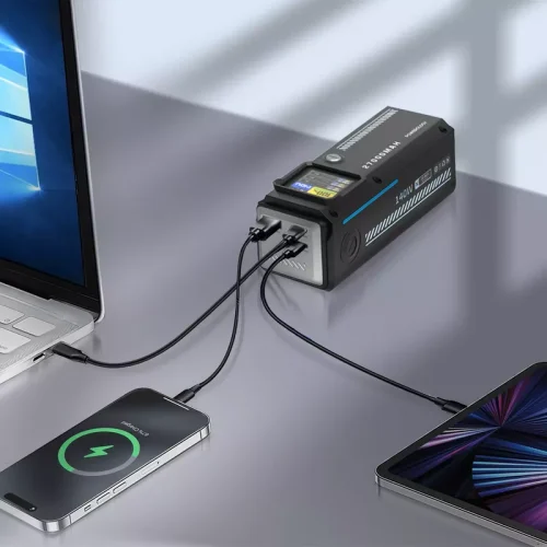 Powerology 27000mAh Smart Display 140W Powerbank - Alezay Kuwait - Powerology Kuwait