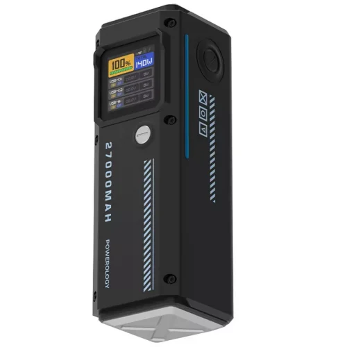 Powerology 27000mAh Smart Display 140W Powerbank - Alezay Kuwait - Powerology Kuwait