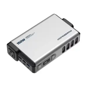 Powerology 32000mAh 150W Mini Power Station with AC Output PD 100W - Alezay Kuwait - Powerology Kuwait