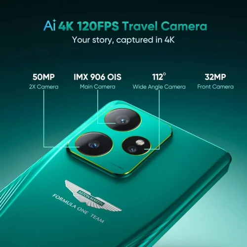 Realme GT 7 Dream Edition Limited Edition - Aston Martin Green - Specs - Alezay Kuwait - Realme Kuwait