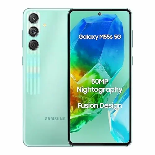Samsung Galaxy M55s 5G - Coral Green - Alezay Kuwait - Samsung Kuwait