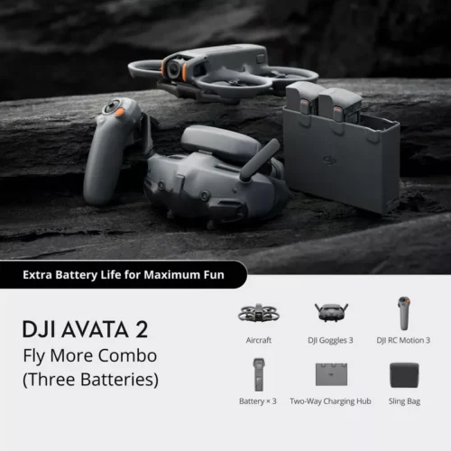 DJI Avata 2 Fly More Combo (Three Batteries) - DJI KUWAIT - ALEZAY KUWAIT