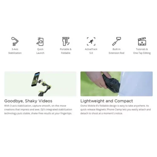 DJI OSMO MOBILE 6 - DJI Kuwait - Alezay Kuwait