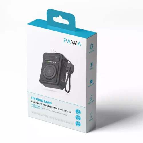 PAWA Hybrid Mag Magsafe Powerbank and Charger - Alezay Kuwait - Pawa Kuwait
