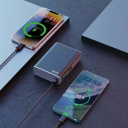 Mini Cube Mini Powerbank With Smart Display - Alezay Kuwait - Pawa Kuwait