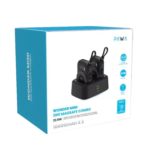 PAWA Wonder Mini 2in1 Magsafe Combo - Alezay Kuwait - Pawa Kuwait