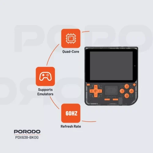 Porodo Gaming Retro Arcade Gaming Console - Alezay Kuwait - Porodo Kuwait
