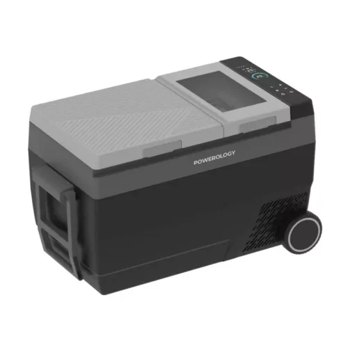 Powerology Portable Outdoor Fridge and Ice Maker - Black - Alezay Kuwait - Powerology Kuwait