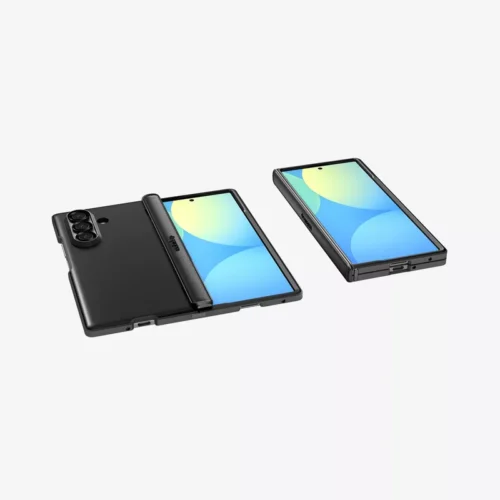 Samsung Galaxy Z Fold 7 Case Slim Armor Pro Magfit Spigen - Black - Alezay Kuwait - Spigen Kuwait