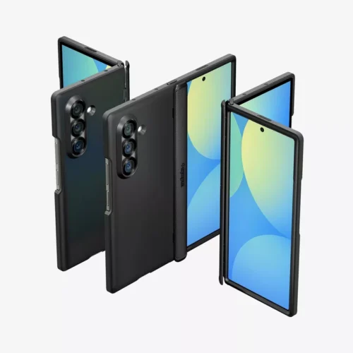 Samsung Galaxy Z Fold 7 Case Slim Armor Pro Magfit Spigen - Black - Alezay Kuwait - Spigen Kuwait