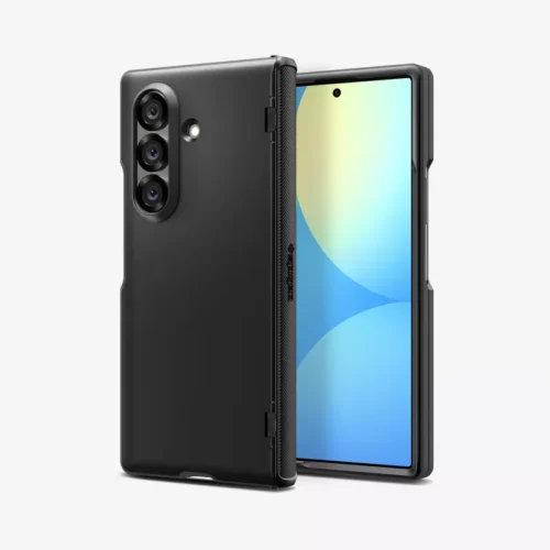Samsung Galaxy Z Fold 7 Case Slim Armor Pro Magfit Spigen - Black - Alezay Kuwait - Spigen Kuwait