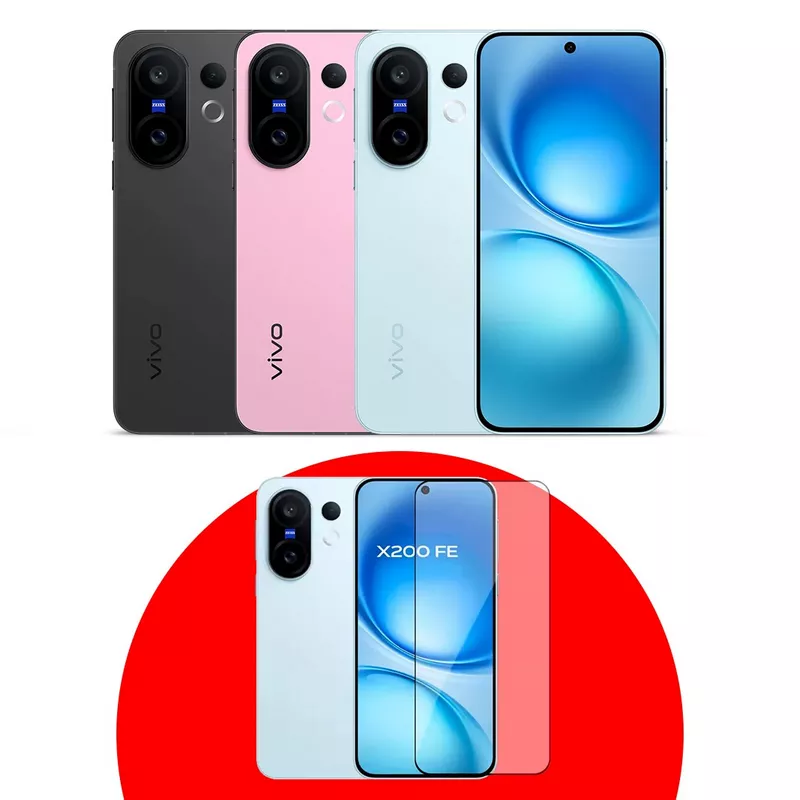 Vivo X200 FE Bundle Product 5G Dual SIM 512GB, 12GB RAM Phone (Global Version) 1 VIVO X200 FE TABBY BUNLDE PRODUCT - ALEZAY KUWAIT - VIVO KUWAIT