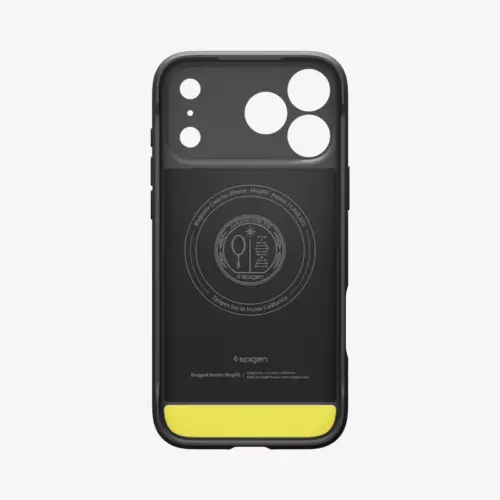 Apple iPhone 17 Pro Max Case Rugged Armor Magfit Spigen - Apple iPhone 17 Pro Case Rugged Armor Magfit Spigen - Alezay Kuwait - Spigen Kuwait
