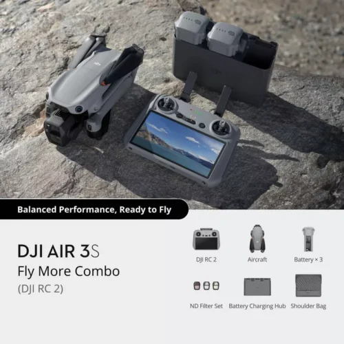 DJI Air 3s Fly More Combo with DJI RC 2 - Alezay Kuwait - DJI Kuwait