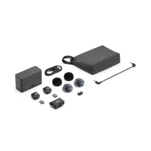 DJI Mic Mini (2 TX + 1 RX + Charging Case) - Wireless Mircrophone - Alezay Kuwait - DJI Kuwait