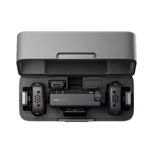 DJI Mic Mini (2 TX + 1 RX + Charging Case) - Wireless Mircrophone - Alezay Kuwait - DJI Kuwait