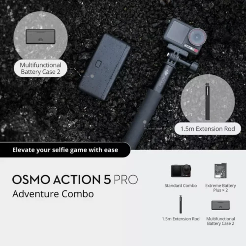 DJI Osmo Action 5 Pro Adventure Combo - Alezay Kuwait - DJI Kuwait