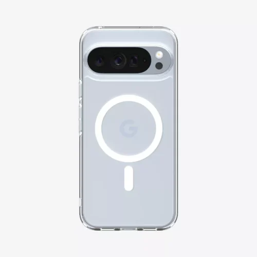 Google Pixel 10 Pro XL Case Ultra Hybrid Magfit Spigen - Clear White - Alezay Kuwait - Spigen Kuwait