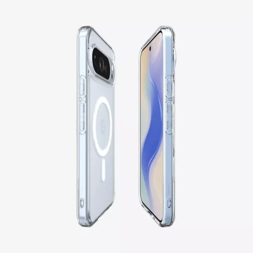Google Pixel 10 Pro XL Case Ultra Hybrid Magfit Spigen - Clear White - Alezay Kuwait - Spigen Kuwait