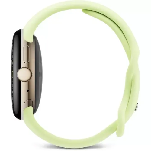 Google Pixel Watch 4 (41mm) - Champagne Gold Case with Lemongrass Active Band - Alezay Kuwait - Google Store Kuwait