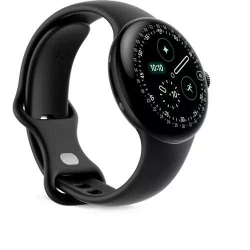 Google Pixel Watch 4 (41mm) - Matte Black Case with Obsidian Active Band - Alezay Kuwait - Google Store Kuwait