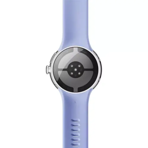 Google Pixel Watch 4 (41mm) - Polished Silver Case with Iris Active Band - Alezay Kuwait - Google Store Kuwait