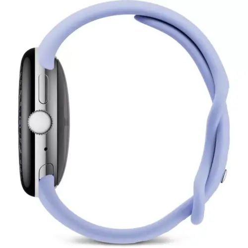 Google Pixel Watch 4 (41mm) - Polished Silver Case with Iris Active Band - Alezay Kuwait - Google Store Kuwait