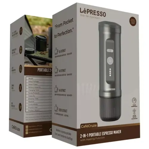Lepresso Portable 2-in-1 Espresso Makerr - Alezay Kuwait - Lepresso Kuwait