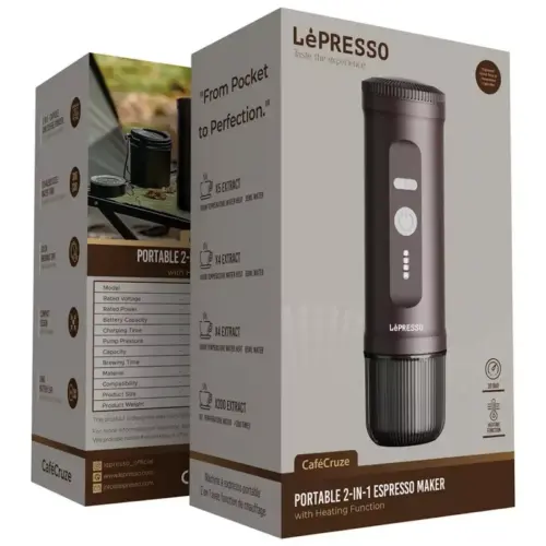 Lepresso Portable 2-in-1 Espresso Makerr - Alezay Kuwait - Lepresso Kuwait
