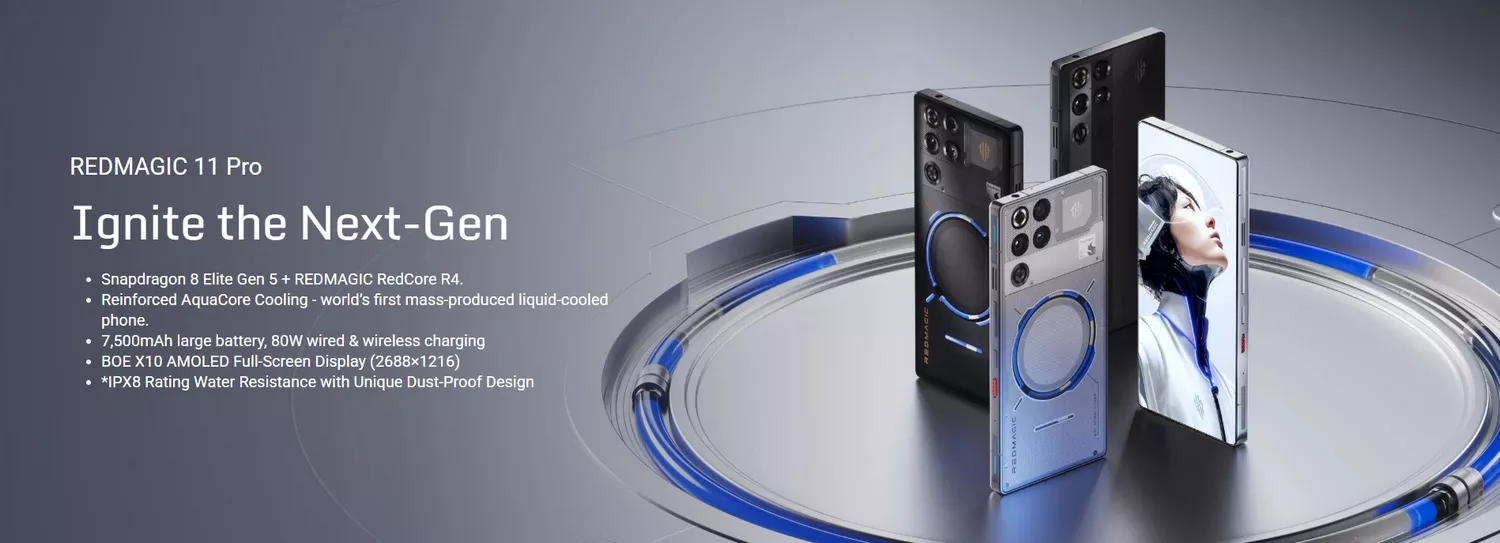 REDMAGIC 11 PRO - SPECS BANNER - ALEZAY KUWAIT - REDMAGIC KUWAIT