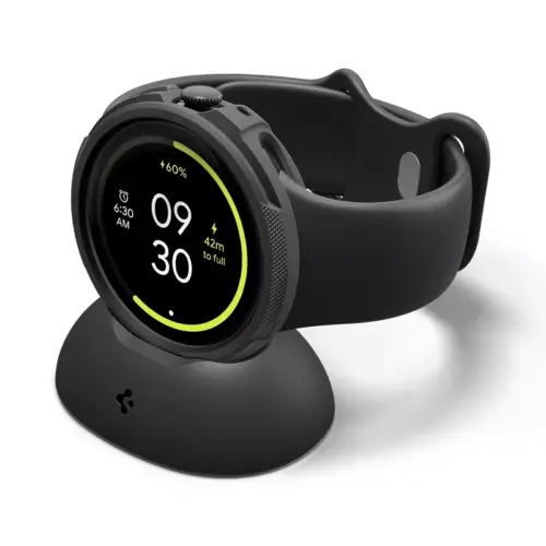 Spigen Liquid Air Case for Google Pixel Watch 4 with Charger Stand Protective TPU Cover - Alezay Kuwait - Spigen Kuwait
