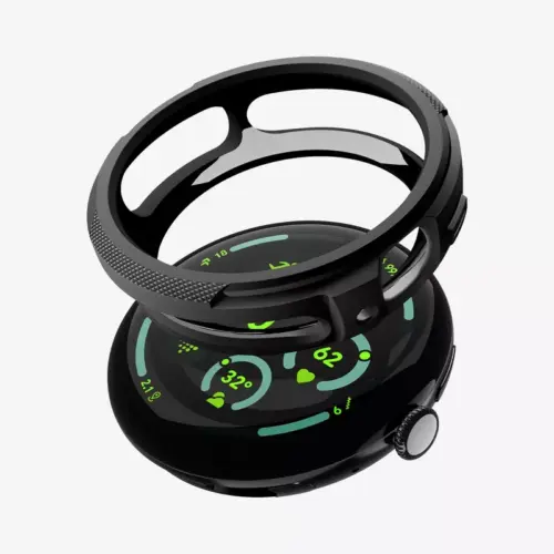 Spigen Liquid Air Case for Google Pixel Watch 4 with Charger Stand Protective TPU Cover - Alezay Kuwait - Spigen Kuwait