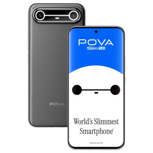 TECNO POVA SLIM 5G - COOL BLACK - TECNO KUWAIT - ALEZAY KUWAIT