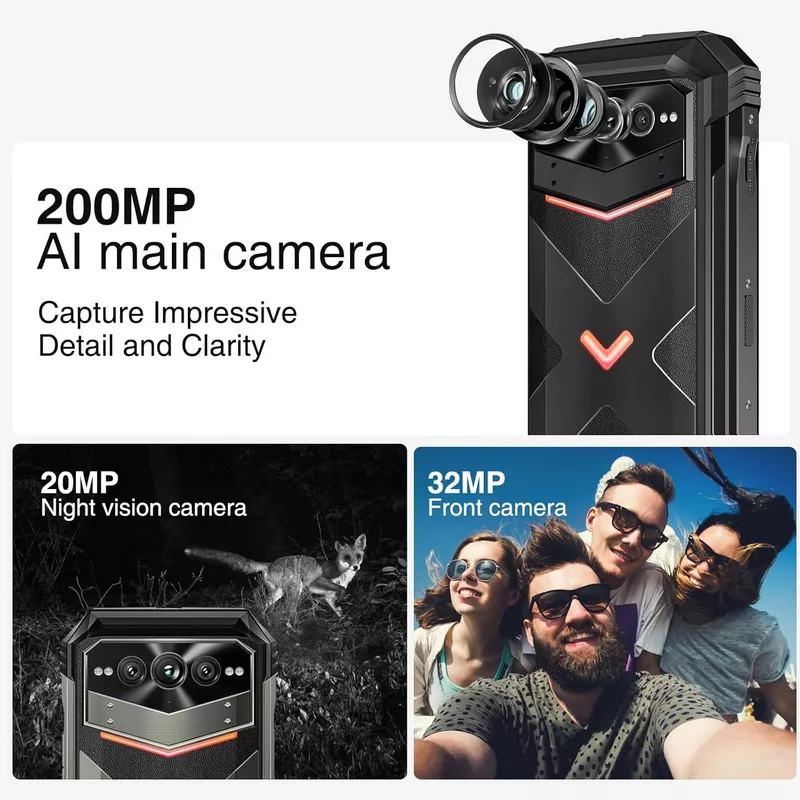 DOOGEE V Max Plus 512GB Memory, 36GB RAM (16GB+Up to 20GB Extended RAM), 22000mAh Large Battery 5G Rugged Smartphone (Global Version) 22 DOOGEE V Max Plus - 22000mAh Large Battery 5G Rugged Smartphone - DOOGEE Kuwait - Alezay Kuwait