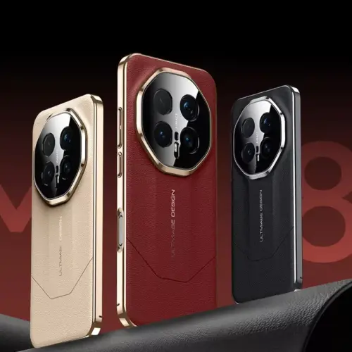 Honor Magic 8 Pro Ultimate Design Vegan Leather Case with Full Lens Shield Protection - Alezay Kuwait