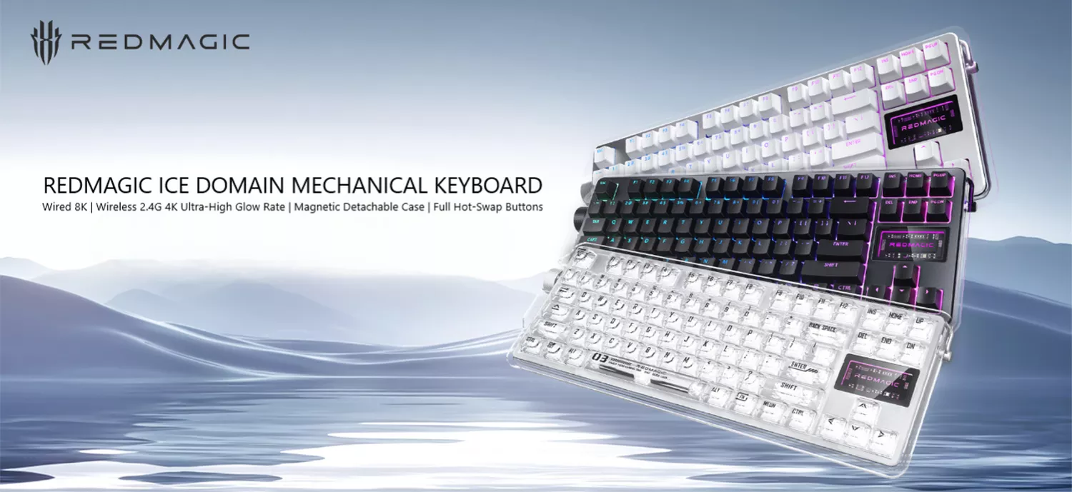 REDMAGIC Ice Domain Mechanical Keyboard (GK003) - REDMAGIC Kuwait - Alezay Kuwait