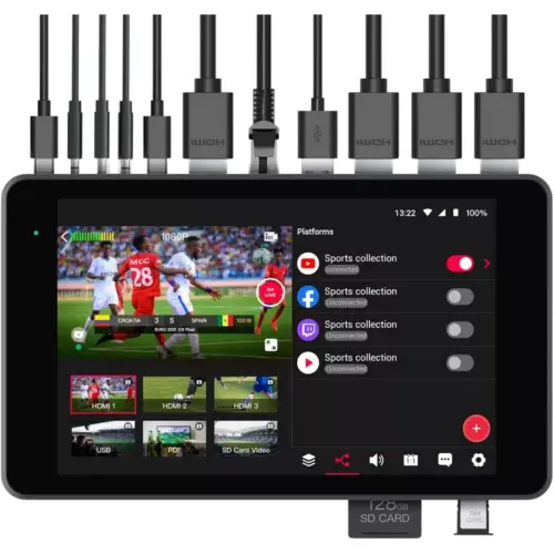 YOLOLIV YoloBox Pro - The Ultimate All-In-One Multi-Cam Live Streaming & Switching System - Yololiv Kuwait - Alezay Kuwait