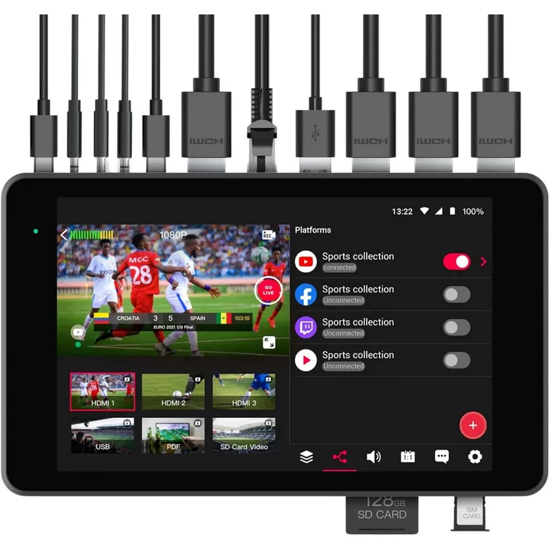 YOLOLIV YoloBox Pro, The Ultimate All-in-one Portable Multi-Cam Live Streaming & Switching System 1 YOLOLIV YoloBox Pro - The Ultimate All-In-One Multi-Cam Live Streaming & Switching System - Yololiv Kuwait - Alezay Kuwait