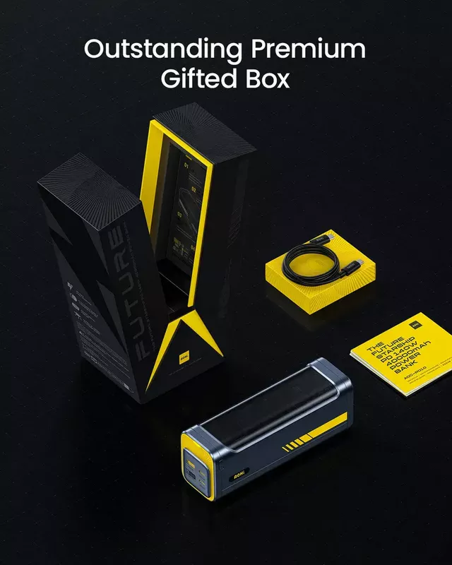 AOHI Starship 40000mAh Power Bank 140W Charger with USB-C to USB-C Cable, 2-in-1 Charging Station + Power Bank 21 AOHI Starship 40000mAh Power Bank 140W Charger - AOHI Kuwait - Alezay Kuwait