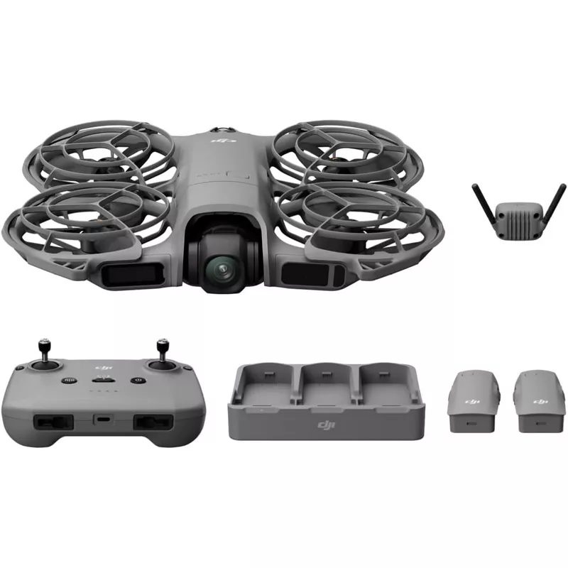 DJI Neo 2 Fly More Combo With RC-N3 Remote Controller, Stable Transmission With Digital Transceiver, 4K Drone for Beginners, 3 Batteries 1 DJI Neo 2 Fly More Combo - DJI Kuwait - Alezay Kuwait