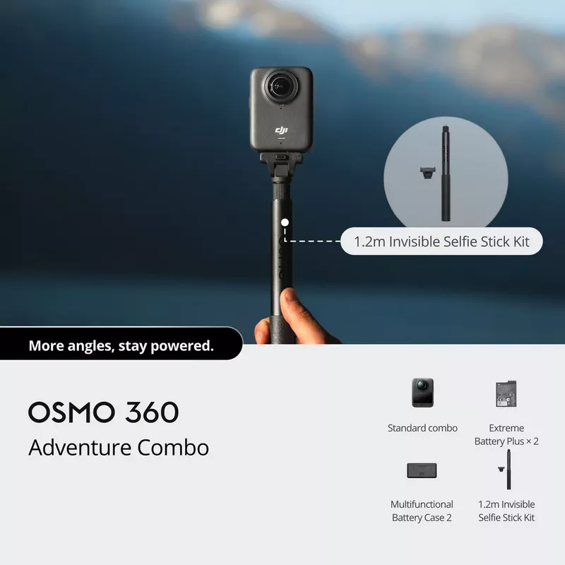 DJI Osmo 360 Adventure Combo 32 DJI Osmo 360 Adventure Combo - DJI Kuwait Store - Alezay Kuwait