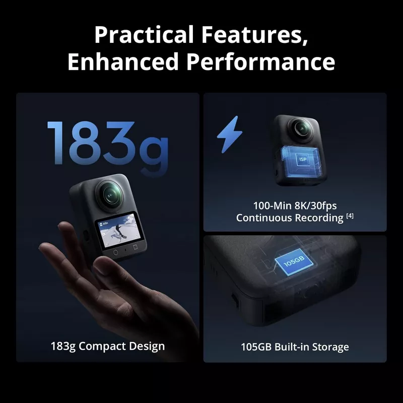 DJI Osmo 360 Adventure Combo 11 DJI Osmo 360 Adventure Combo - Features - DJI Kuwait Store - Alezay Kuwait