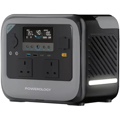 Powerology Pater II Portable Power Station 700W - Alezay Kuwait - Powerology Kuwait