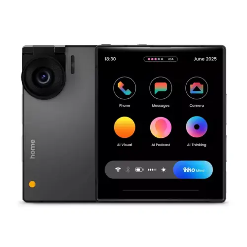 IKKO MindOne Pro - The Card-Sized AI Smartphone - Jet Black - IKKO Kuwait - Alezay Kuwait