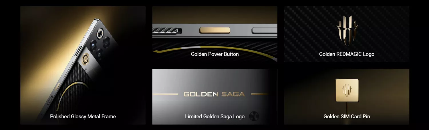 REDMAGIC 11 Pro Golden Saga Limited Edition Bundle 5G - 1TB ROM - 24GB RAM - Gaming Mobile Phone (Global Version) 31 REDMAGIC 11 Pro Golden Saga Limited Edition Bundle - Design - REDMAGIC Kuwait - Alezay Kuwait