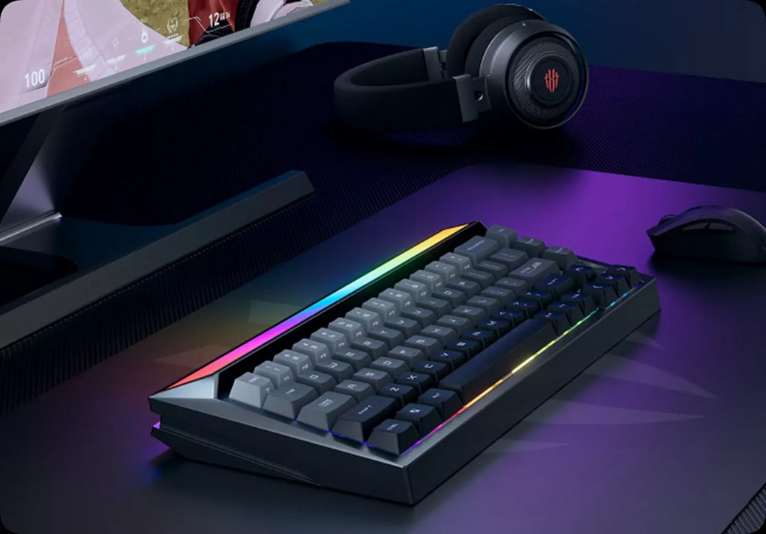 REDMAGIC Ice Blade Magnetic Switch Keyboard (GK67) - Banner - REDMAGIC Kuwait - Alezay Kuwait