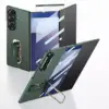 Samsung Galaxy Z TriFold Protective Case with Phone Holder and Screen Protection Frame - Green - Alezay Kuwait