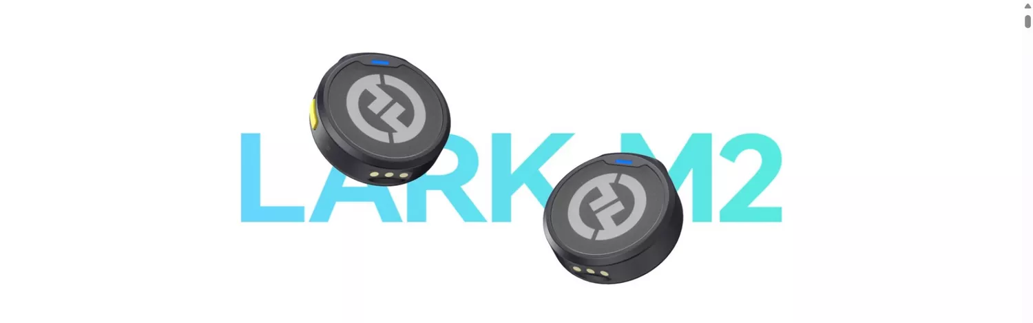 HOLLYLAND Lark M2 Combo Version - Wireless Lavalier Microphone - Banner - Hollyland Kuwait - Alezay Kuwait