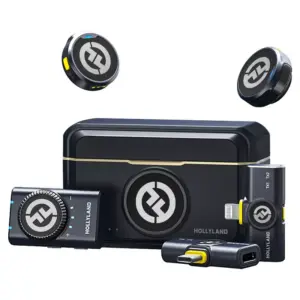 HOLLYLAND Lark M2 Combo Version - Wireless Lavalier Microphone - Hollyland Kuwait Store - Alezay Kuwait
